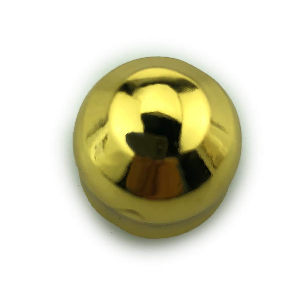 Gold Plated 10 Count .68 Cal Paintball Ammo - 0.68 Caliber Jawbreaker Solid Balls for Paintball Games, Self Defense & Less Lethal Training | 7g Projectiles for Target Practice & Tactical Scenarios