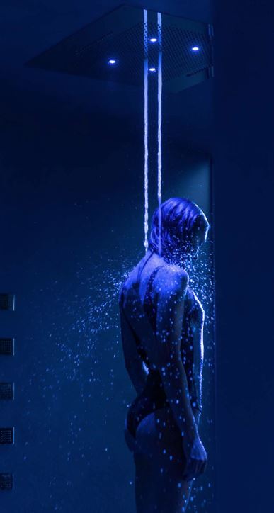 Aquaform Multisensory Shower Head - High Pressure Rainfall Shower System with 6 Spray Modes, Water Saving Design - Perfect for Spa-Like Relaxation & Stress Relief in Your Bathroom