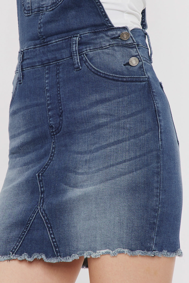 Lala Overall Skirt - Women's Fashion Denim Overalls with Adjustable Straps | Perfect for Casual Outfits, Streetwear & Summer Style