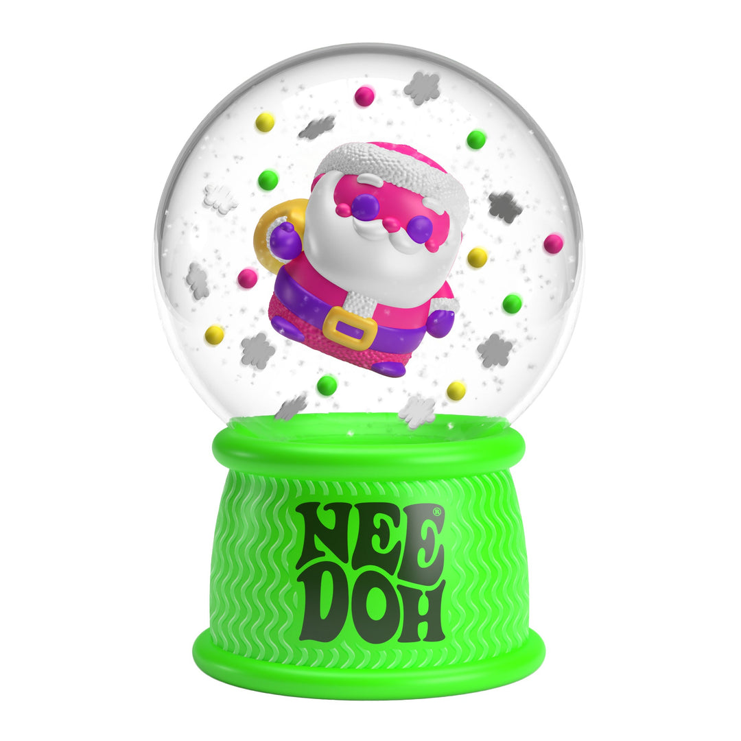 NeeDoh Squish N' Snow Globe - Stress Relief Sensory Fidget Toy for Kids & Adults - Fun Desk Decor & Anxiety Relief Tool for Home, Office, School