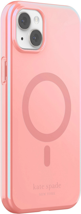 Kate Spade NY GLOSS iPhone 14 Plus Case - Grapefruit Color, Shockproof Protective Cover with Slim Fit Design for Women | Perfect for Work, Travel & Everyday Use