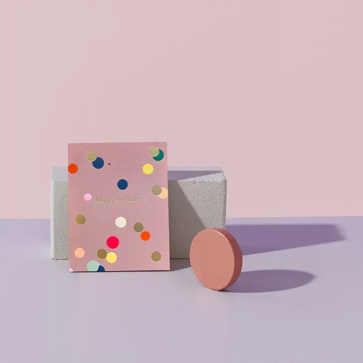 Birthday Dots Greeting Card - Colorful Polka Dot Design for Birthday Wishes, Parties & Celebrations | Perfect for Birthdays, Anniversaries & Special Occasions