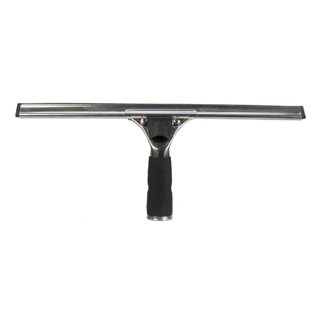 Ettore Quick Release Stainless Steel Squeegee with Rubber Grip - Professional Window Cleaning Tool for Home, Office, and Car Wash Use