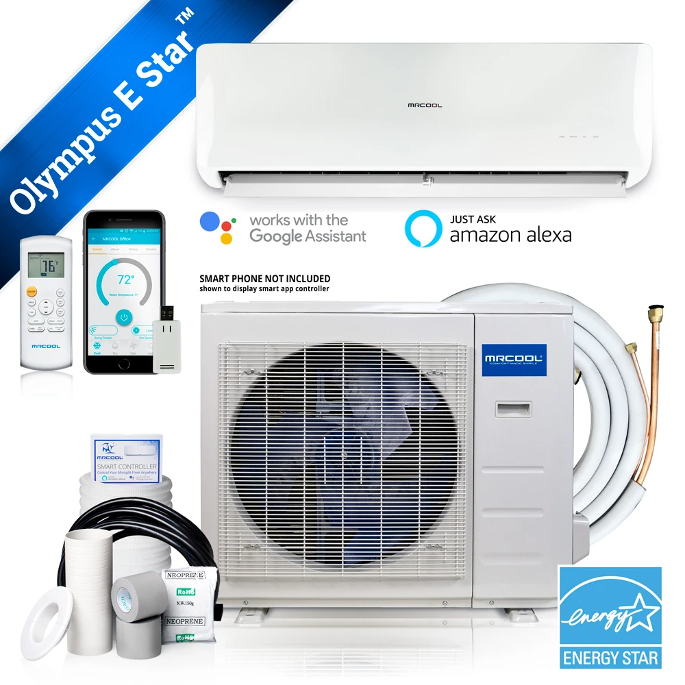 MRCOOL Olympus 24,000 BTU Energy Star Certified Mini Split Heat Pump System - Perfect for Home, Office, and Garage Heating & Cooling