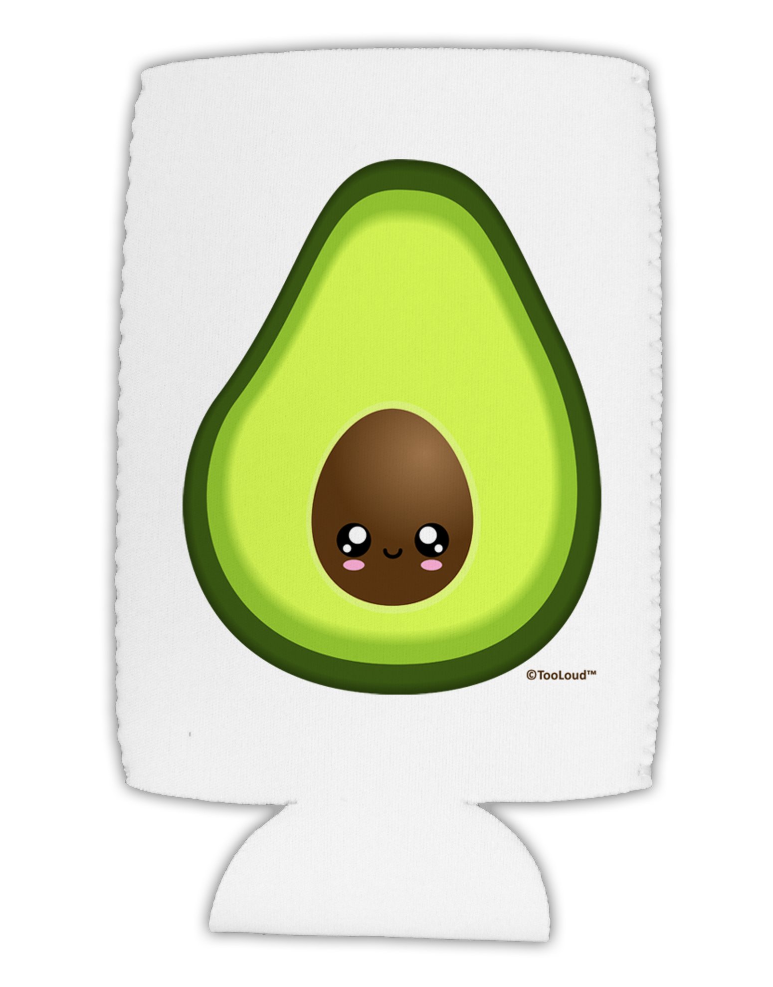 TooLoud Cute Avocado Design Collapsible Neoprene Tall Can Insulator - Keep Drinks Cold for Hours | Perfect for Picnics, BBQs & Outdoor Adventures