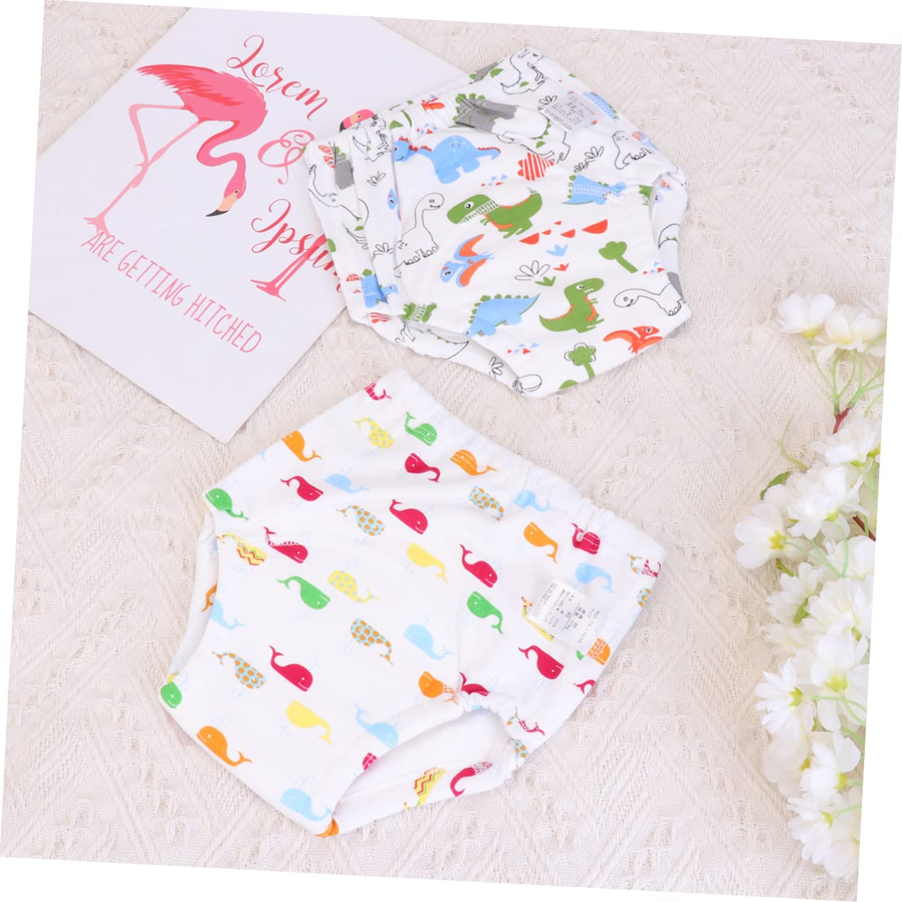 BESTonZON 12 Pack Reusable Potty Training Pants - Waterproof Swim Diapers for Toddlers & Kids | Soft Washable Underwear for Potty Training, Swimming Lessons & Daycare Use