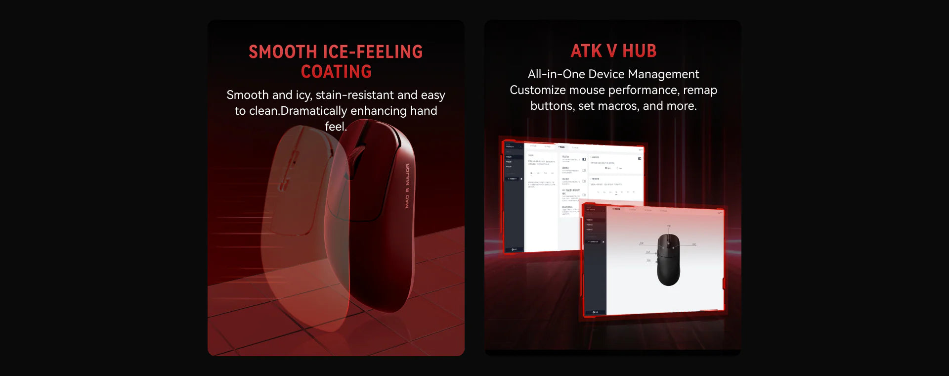 VXE MAD R Major 8K Wireless Gaming Mouse with 8K Dongle - Ultra-Lightweight Ergonomic Design for PC, Mac, Laptop - Perfect for FPS, MOBA, eSports & Office Work