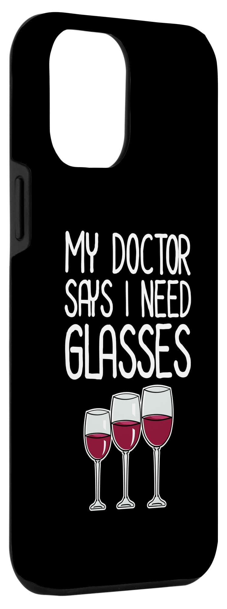 iPhone 12 Pro Max Case - Funny Wine Lover Design 
