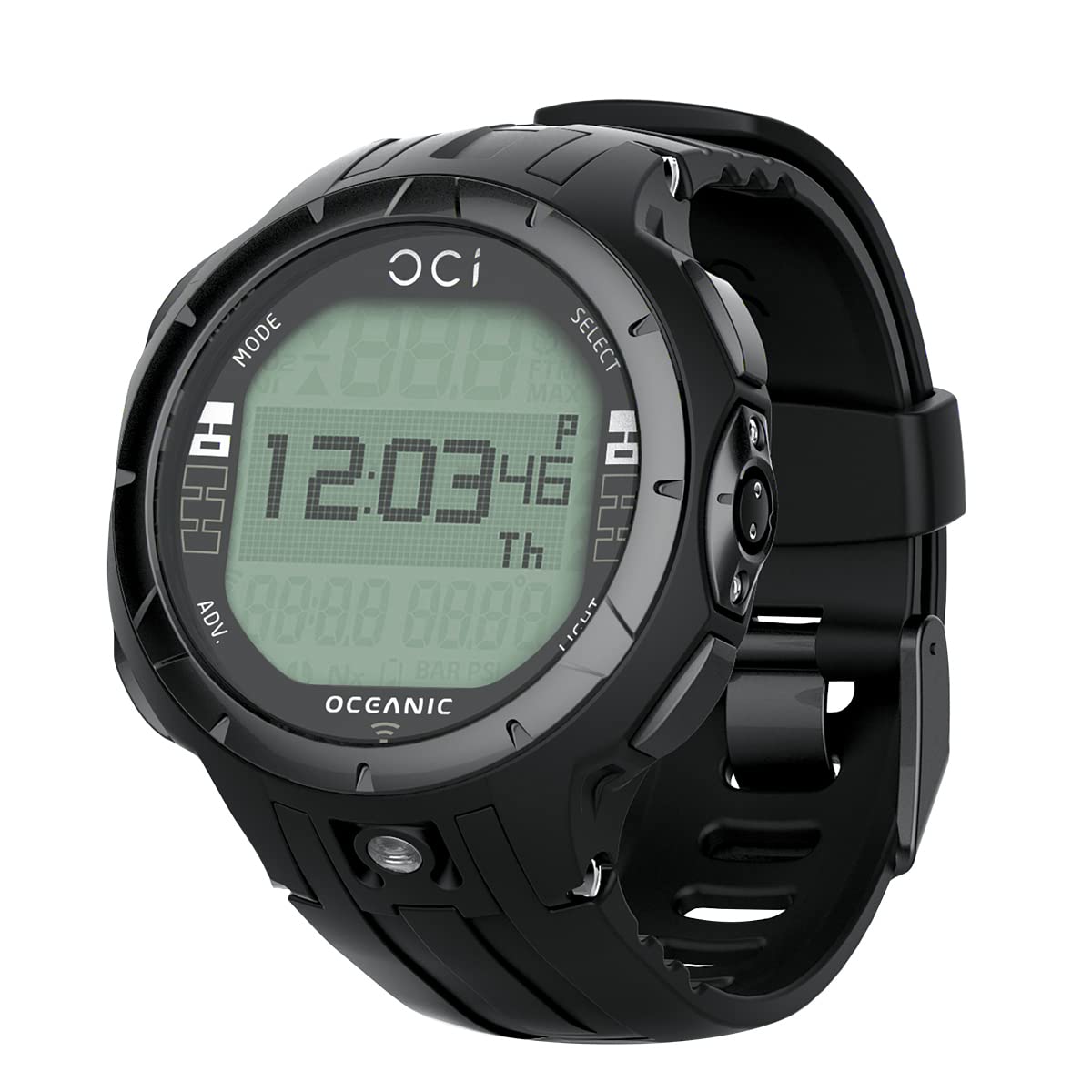 Oceanic OCi Wrist Wireless Air-Integrated Dive Computer for Scuba Diving, Snorkeling & Freediving - Bluetooth Enabled with Real-Time Depth & Air Monitoring