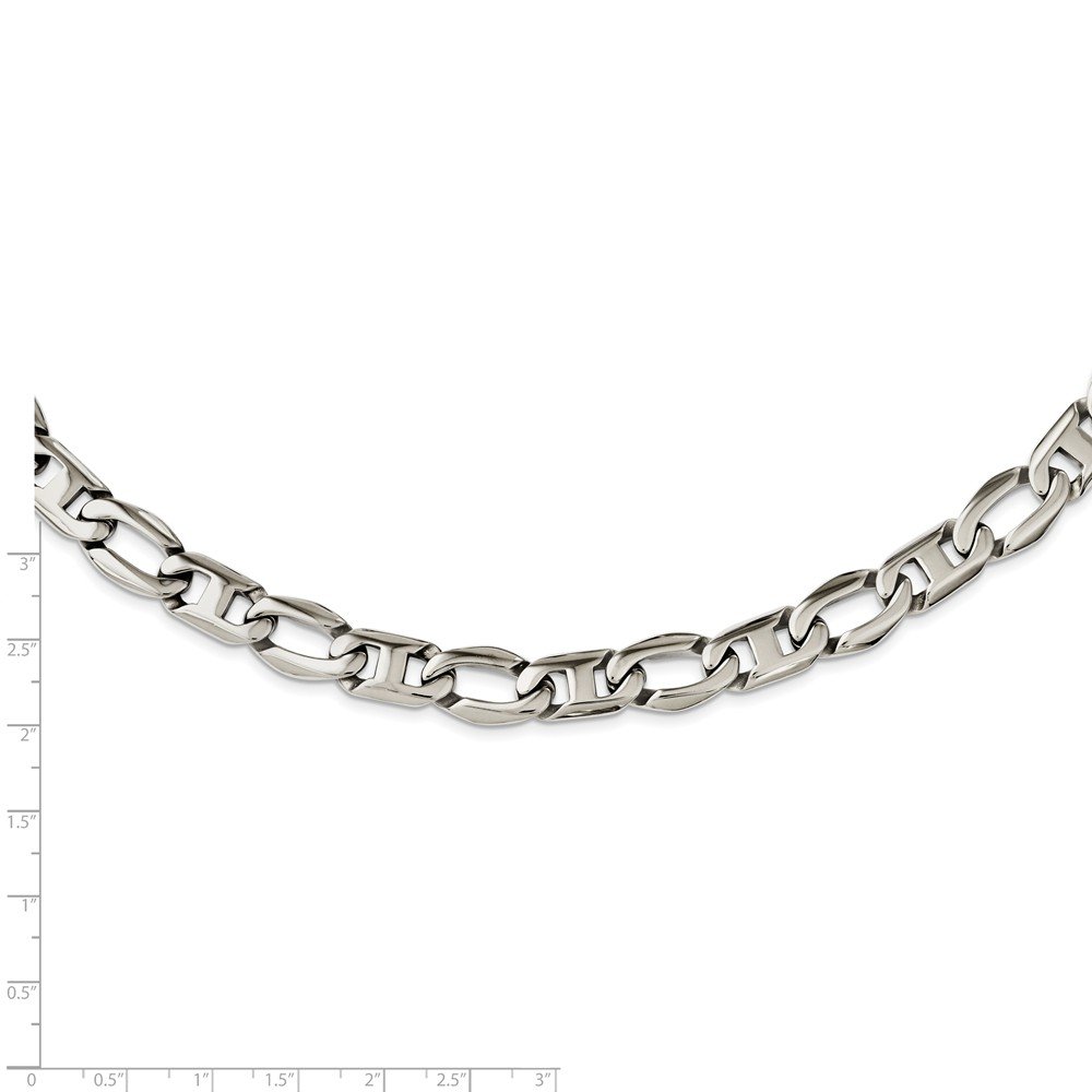 Stainless Steel Polished Open Link Chain Necklace for Women - Elegant Layering Jewelry for Everyday Wear & Special Occasions