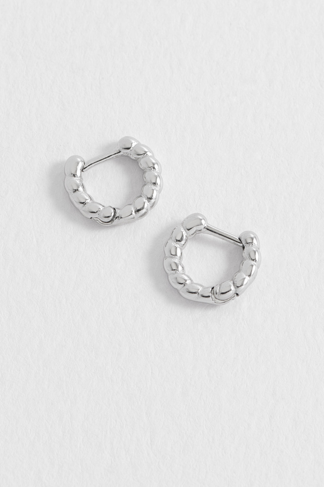 Stylish Men's Rope Huggie Hoop Earrings - Trendy Minimalist Gold/Silver Hoops for Everyday Wear & Gifts | Perfect for Casual Outfits, Date Nights & Special Occasions