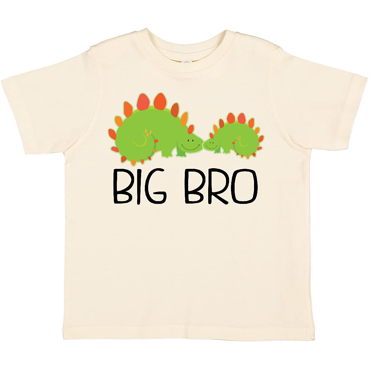 Inktastic Big Bro Dinosaur Brother Announcement Toddler T-Shirt - Cute Dinosaur Graphic Tee for Boys, Fun Sibling Reveal Outfit, Perfect for Pregnancy Announcement & Big Brother Gifts