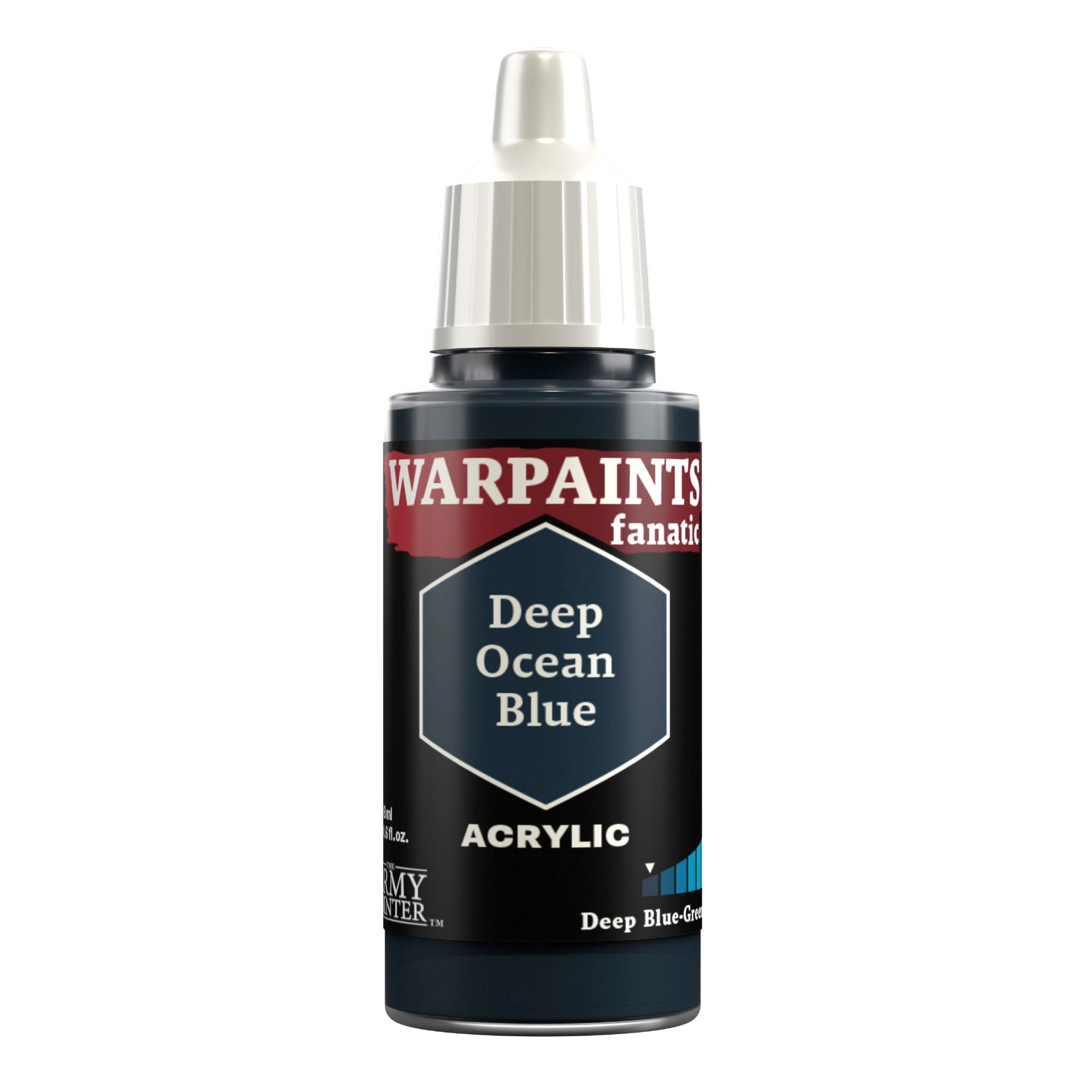 Warpaints Fanatic Deep Ocean Blue Eyeshadow Palette - Long Lasting Pigmented Makeup for Party, Halloween & Cosplay
