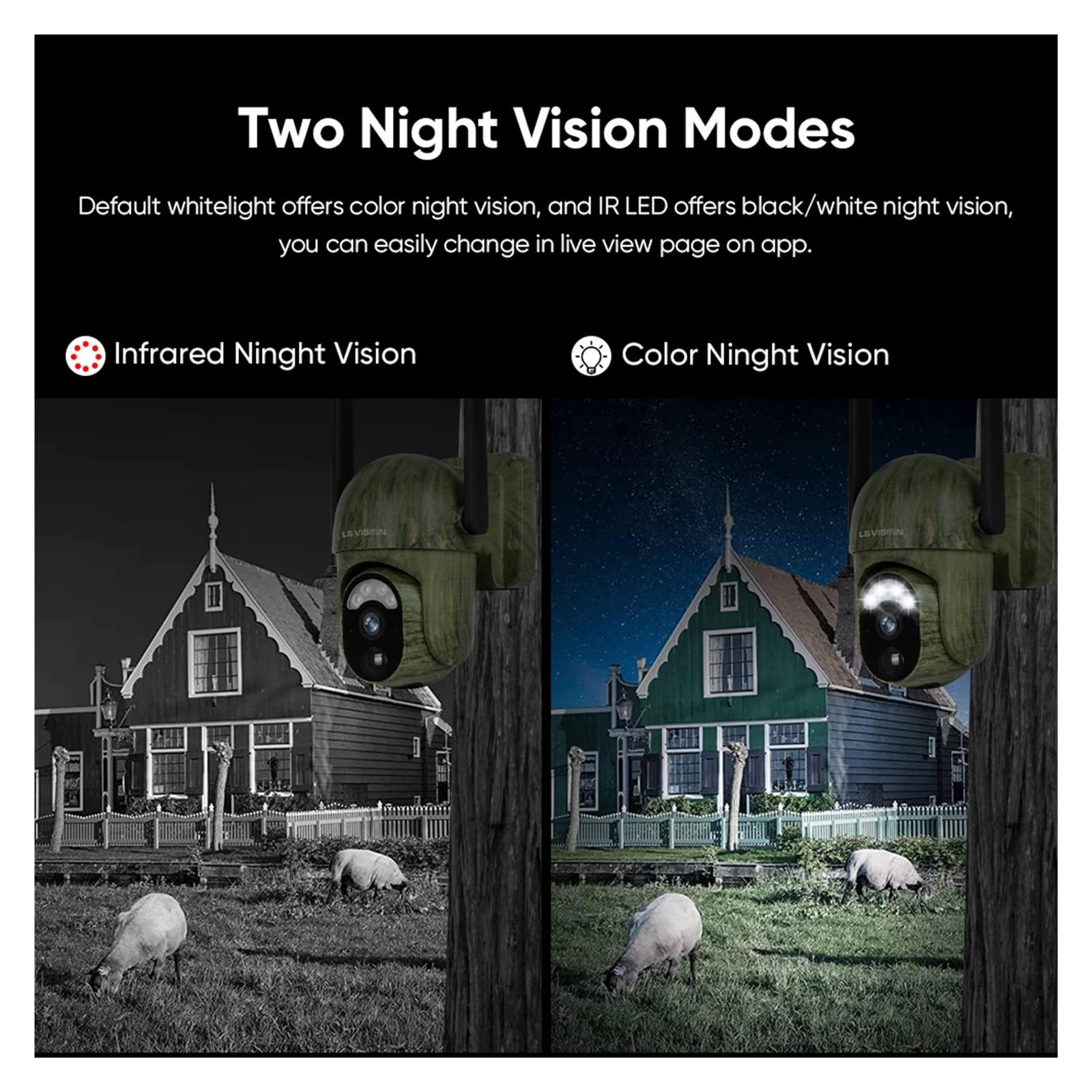4MP 4G Solar Security Camera Outdoor Wireless - IP66 Waterproof, Human/Animal Detection, 2-Way Talk, No SD Card Needed - Perfect for Home Security, Wildlife Monitoring & Remote Property Surveillance