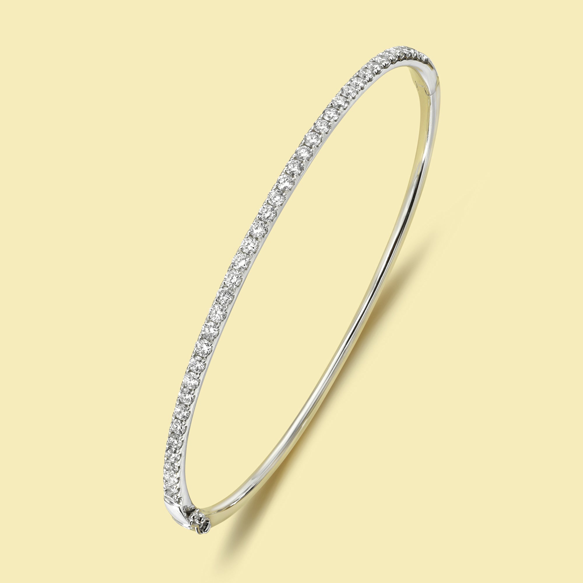 The Ace Essential Classic Diamond Bangle - Elegant & Timeless Jewelry for Women | Perfect for Weddings, Anniversaries & Special Occasions