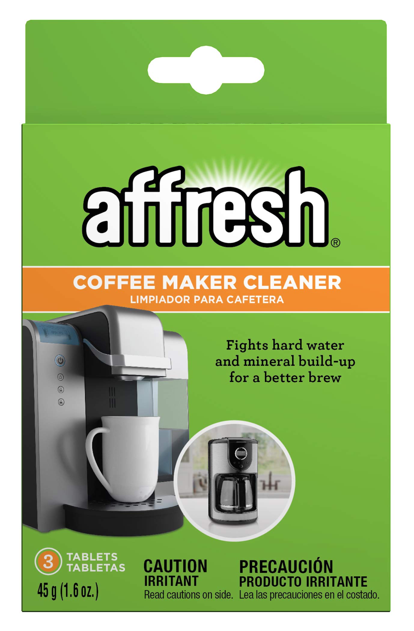 Affresh Dishwasher and Coffee Maker Cleaning Tablets | 6-Pack Dishwasher Cleaner + 3-Pack Coffee Machine Descaler | Deep Clean & Remove Buildup for Sparkling Dishes & Fresh Coffee
