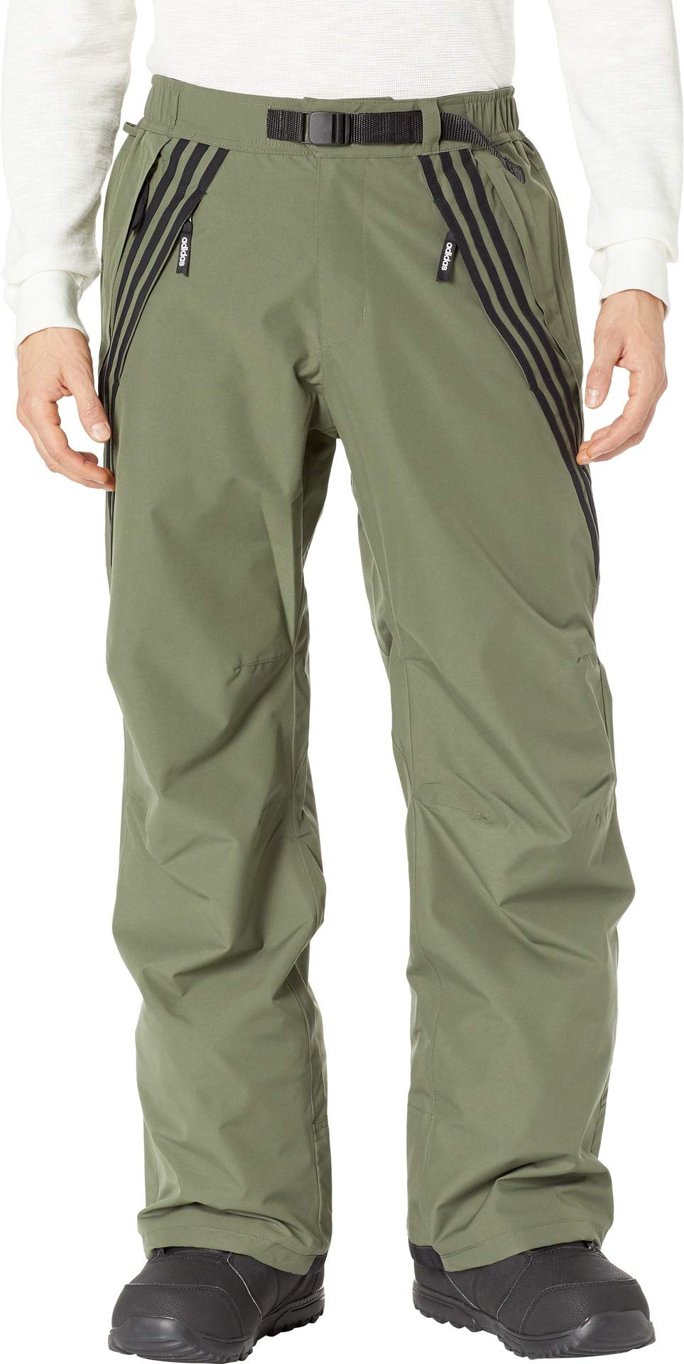 Adidas Skateboarding Pants for Men - Base Green/Black, Size 32 | Comfortable & Durable Skateboard Riding Trousers for Street Style & Urban Fashion | Perfect for Skateboarding, BMX, and Casual Wear