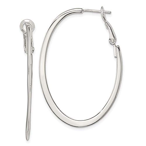 925 Sterling Silver Hoop Clip Back Earrings for Women - Hypoallergenic Fashion Jewelry Gift for Birthday, Anniversary & Special Occasions - Perfect for Parties, Weddings & Everyday Wear