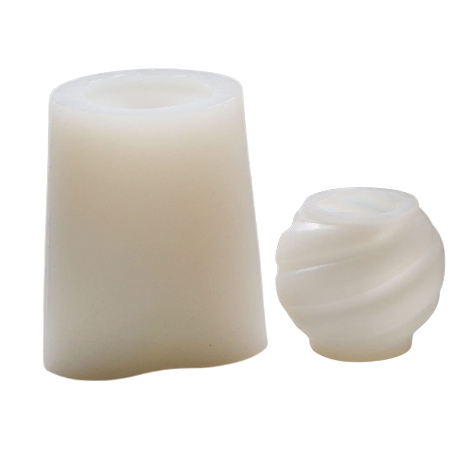 CALANDIS DIY Silicone Candle Molds for Candle Making - Heart Shaped Wax & Soap Molds Set - Perfect for Home Decor, Gifts, and Craft Projects