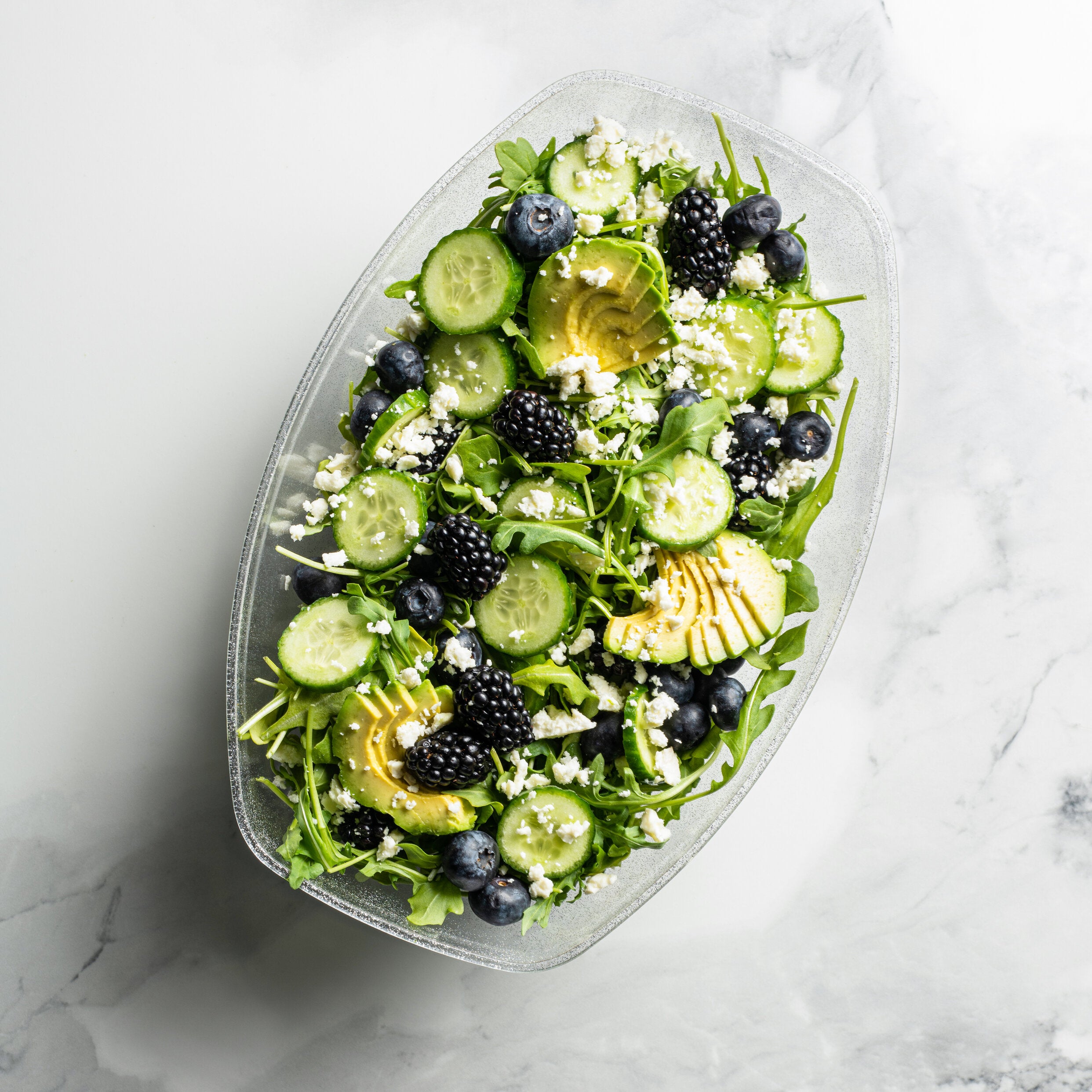 72 oz. Silver Glitter Oval Salad Bowl - Set of 4 - Perfect for Parties, Weddings, and Holiday Gatherings