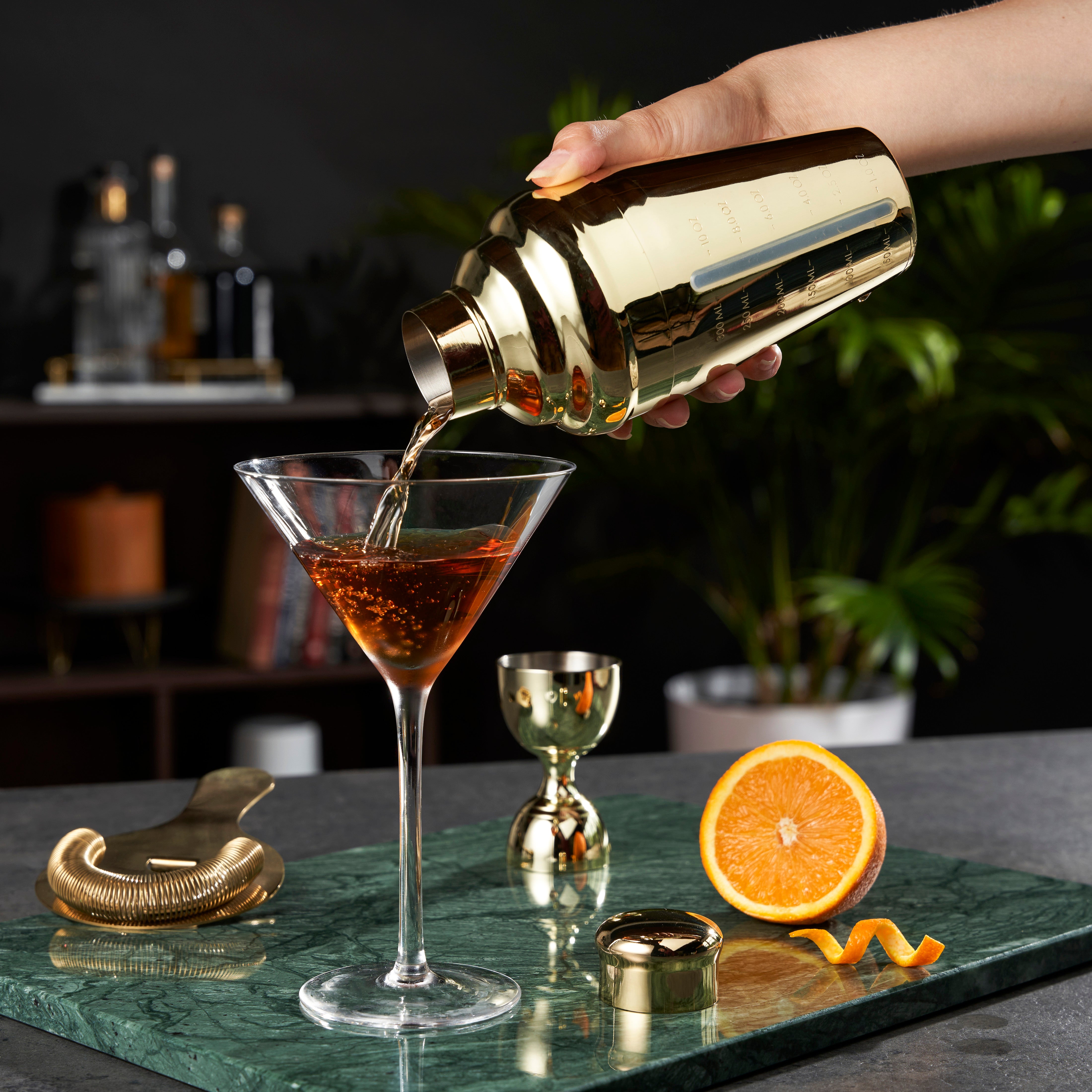 Premium Belmont Stainless Steel Cocktail Shaker Set - 28oz Professional Bartender Mixing Tool for Mojito, Martini & Margarita - Perfect for Home Bars, Parties & Cocktail Making Gifts