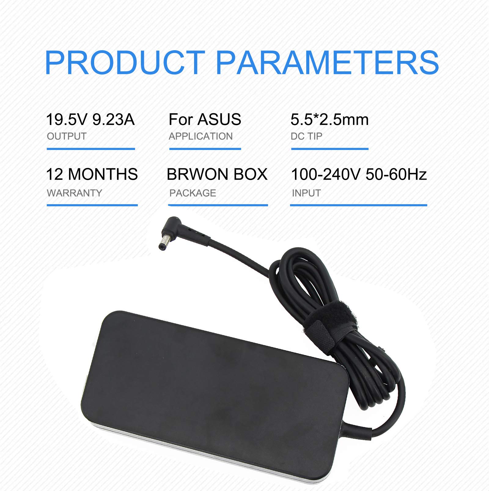 Original Title: 19.5V 9.23A 180W Laptop Charger ADP-180MB F Fit for Asus ROG G750JM G751JM G750JS G75VW G75VX GL502VT G750JW G750JM G750JX G751JL G751JM G752VL G-Series Gaming Laptop AC Adapter    Optimized Title: 180W Laptop Charger 19.5V 9.23A AC Adapter for Asus ROG G750JM G751JM G750JS G75VW G75VX GL502VT G750JW G750JM G750JX G751JL G751JM G752VL G-Series Gaming Laptops - Power Supply Replacement for Home, Office & Travel Use