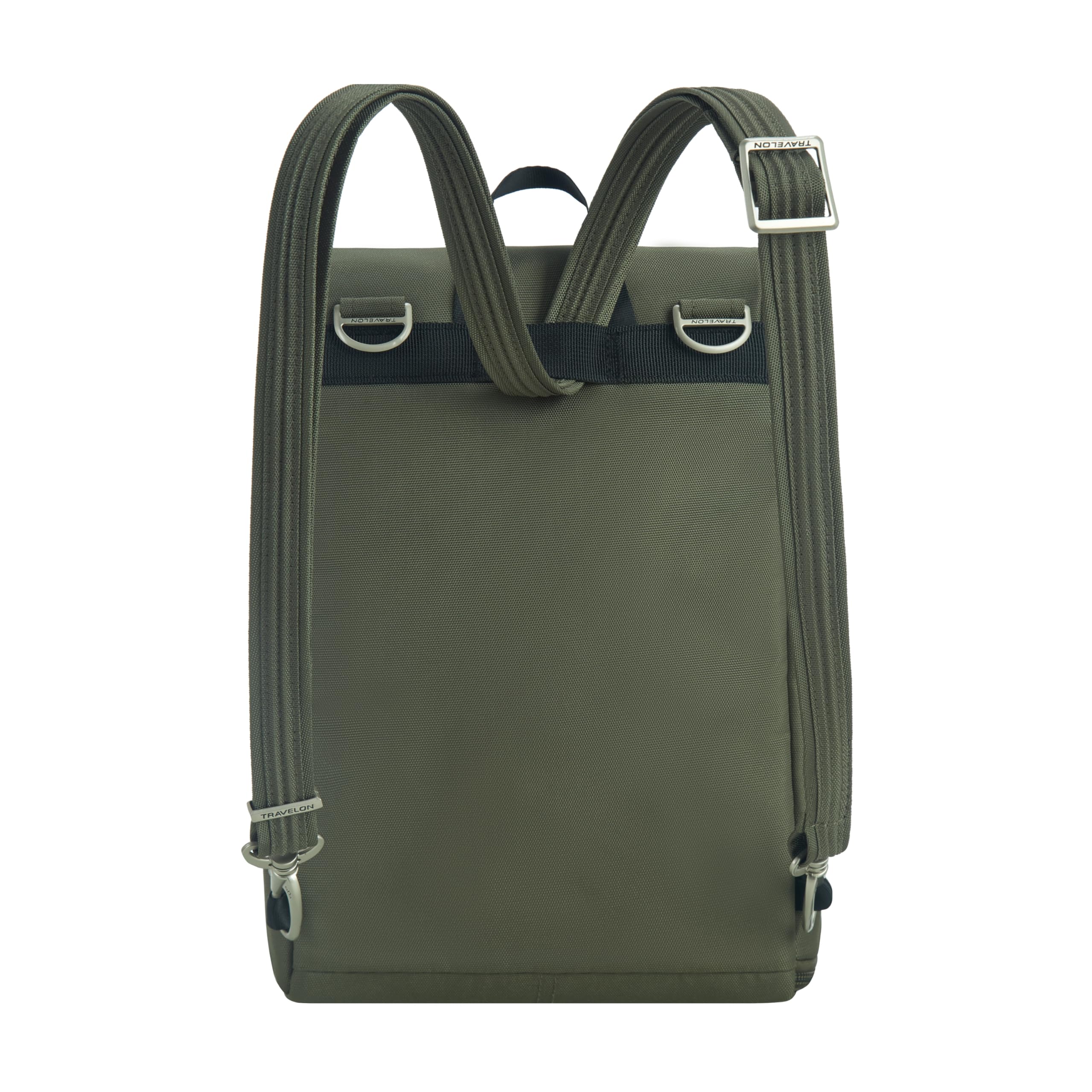 Travelon Anti-Theft Classic Small Convertible Backpack - Secure Crossbody Bag for Travel, Commuting & Daily Use | RFID Blocking & Slash-Resistant