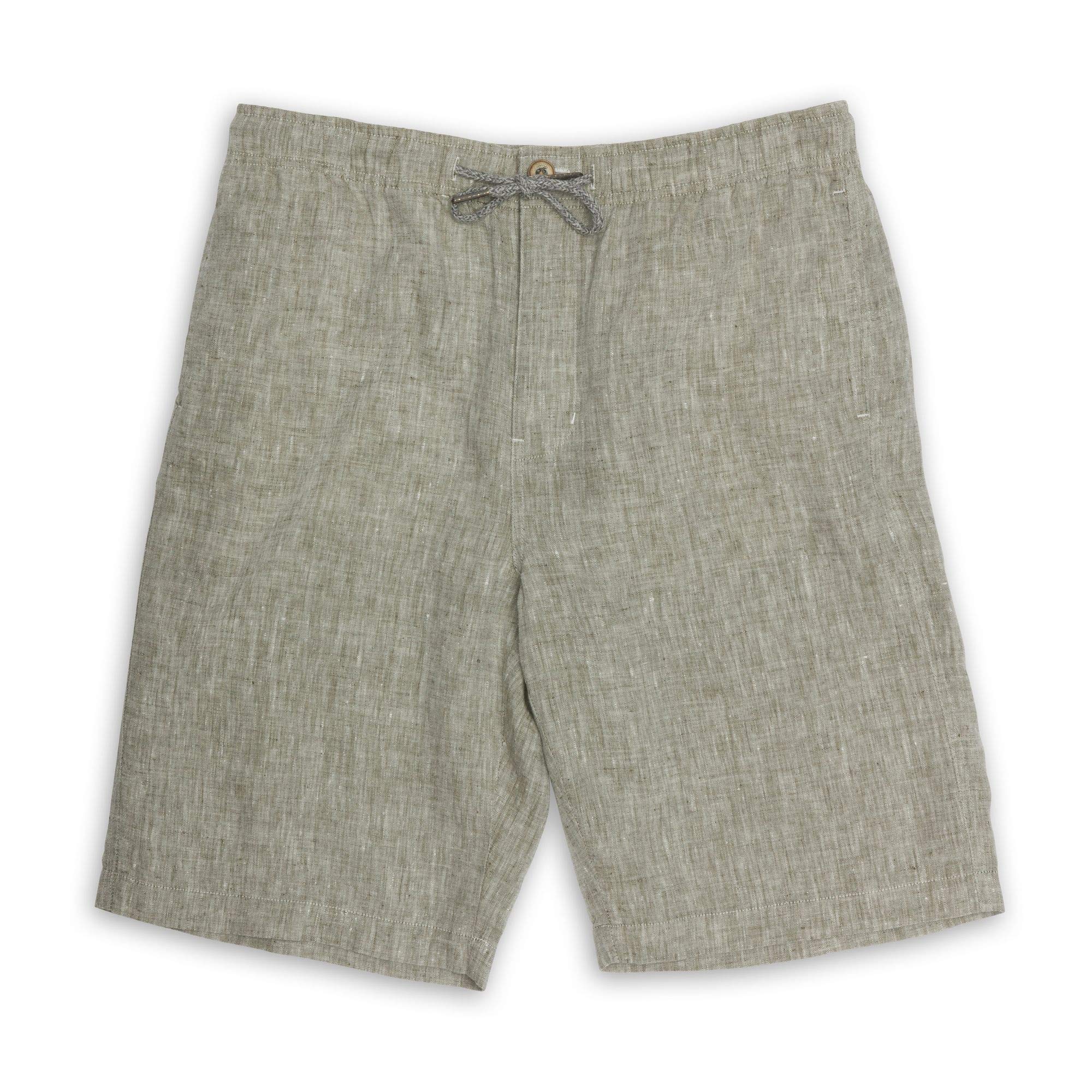 Ably Apparel Tucker Men's Linen Shorts - Moisture Wicking, Stain & Odor Resistant | Comfortable Summer Casual Wear for Outdoor Activities & Travel