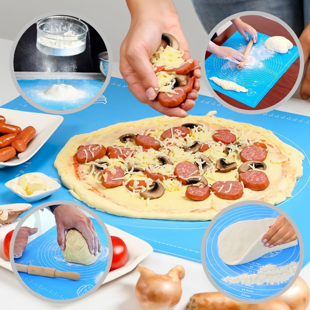 Non-Stick Silicone Baking Mat with Measurements - 25