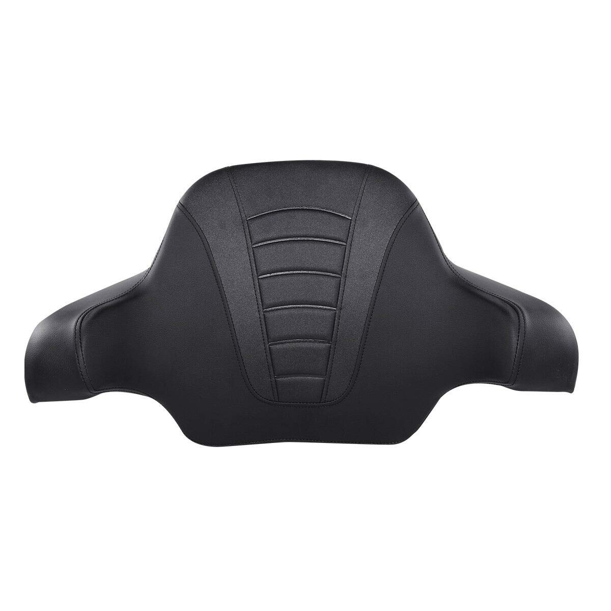 TCMT King Pack Black Luggage Rack with Trunk Backrest & Taillight for Harley Touring Models 2014-2023 - Enhance Your Ride with Rear Speakers for Road King, Road Glide, Street Glide & Electra Glide - Perfect for Long-Distance Touring and Custom Upgrades