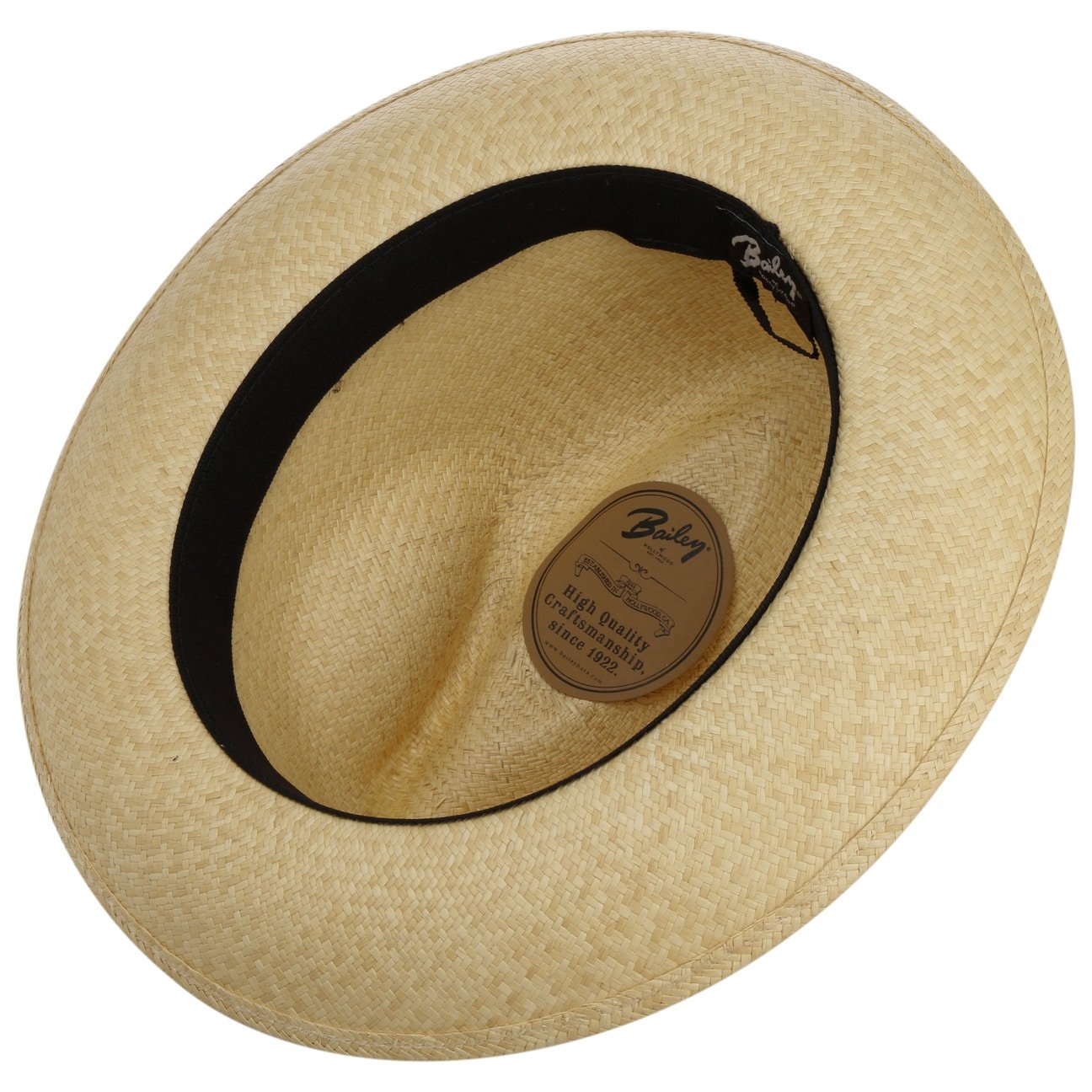Bailey 1922 Halper Panama Hat - Classic Straw Fedora for Men & Women - Perfect for Beach, Summer Outfits & Outdoor Events