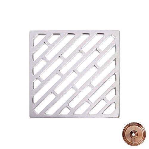 Newport Brass 233-408/08A 4-Inch Shower Drain in Antique Copper - Durable Bathroom Drain for Tubs & Showers - Perfect for Vintage & Modern Bathroom Renovations