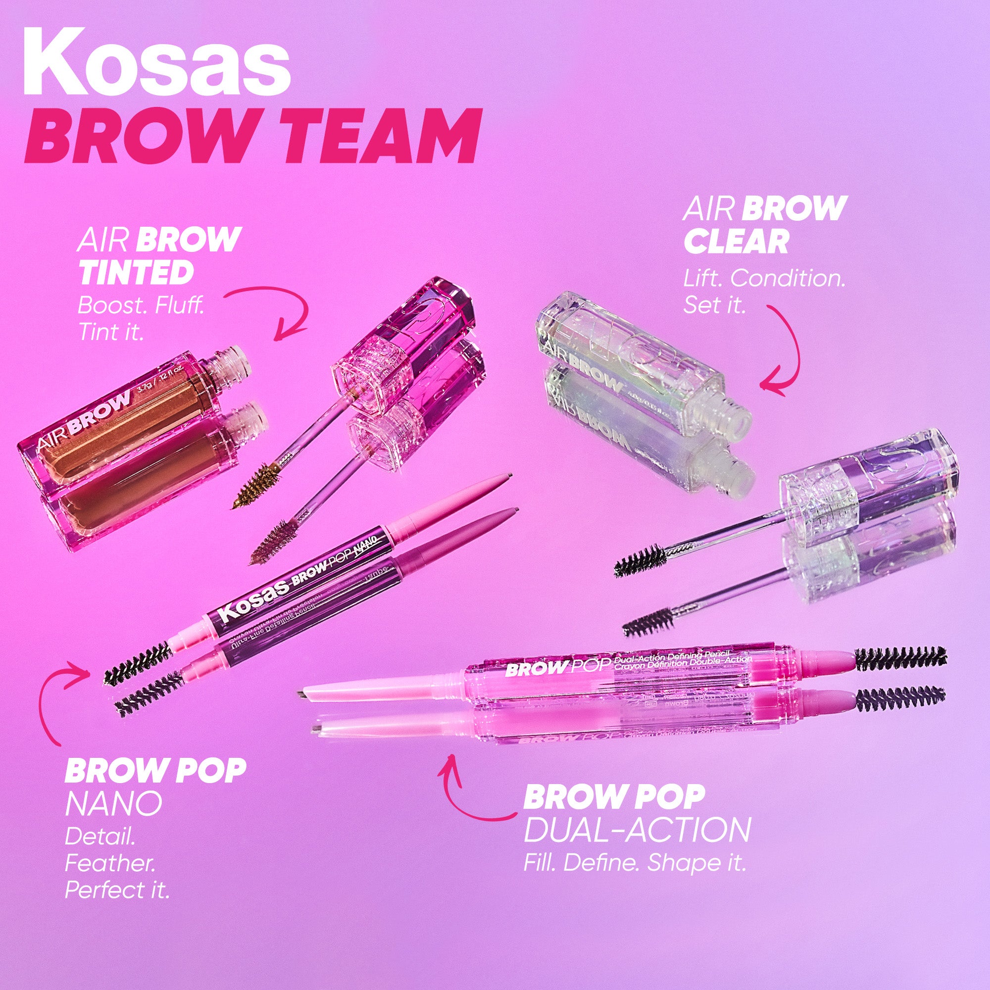 Brow Pop Nano Ultra Fine Detailing Pencil - Natural Looking Eyebrow Pencil for Precise Hair Strokes & Defined Brows - Perfect for Everyday Makeup & Professional Use