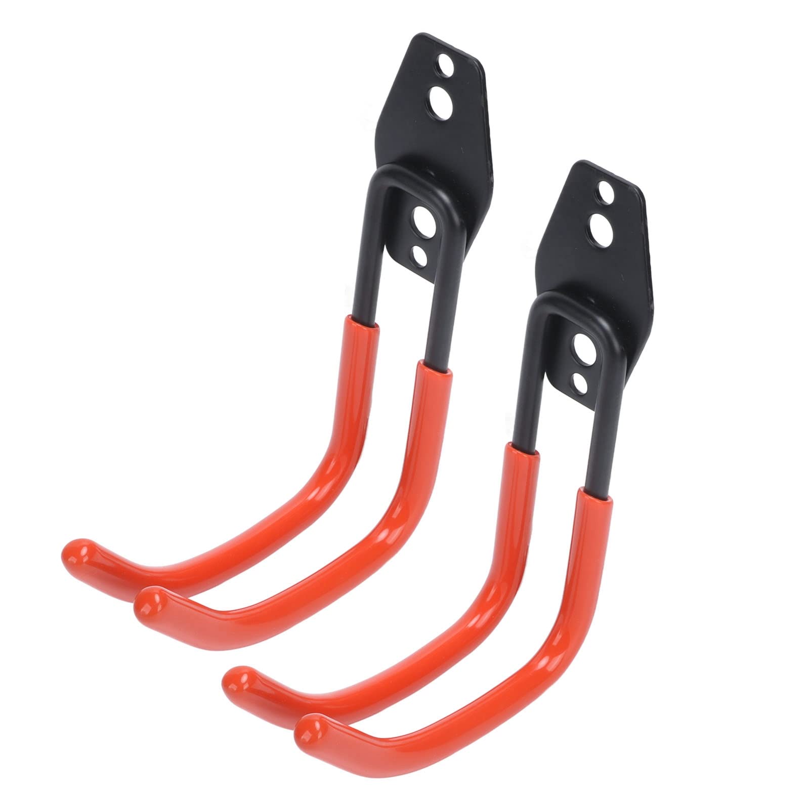 Heavy Duty Wall Storage Hooks - Socobeta Garage Hangers with Strong Bearing Capacity, Orange Multipurpose Wall Mount for Shed, Workshop & Garage Organization (Style D Hook) - Perfect for Hanging Tools, Bikes & Garden Equipment