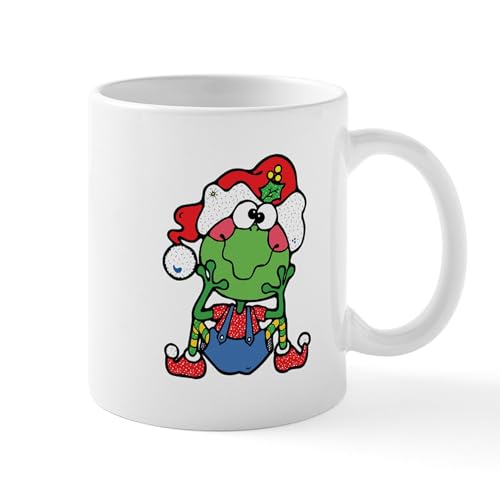 White - Silly Christmas Froggy Mug
