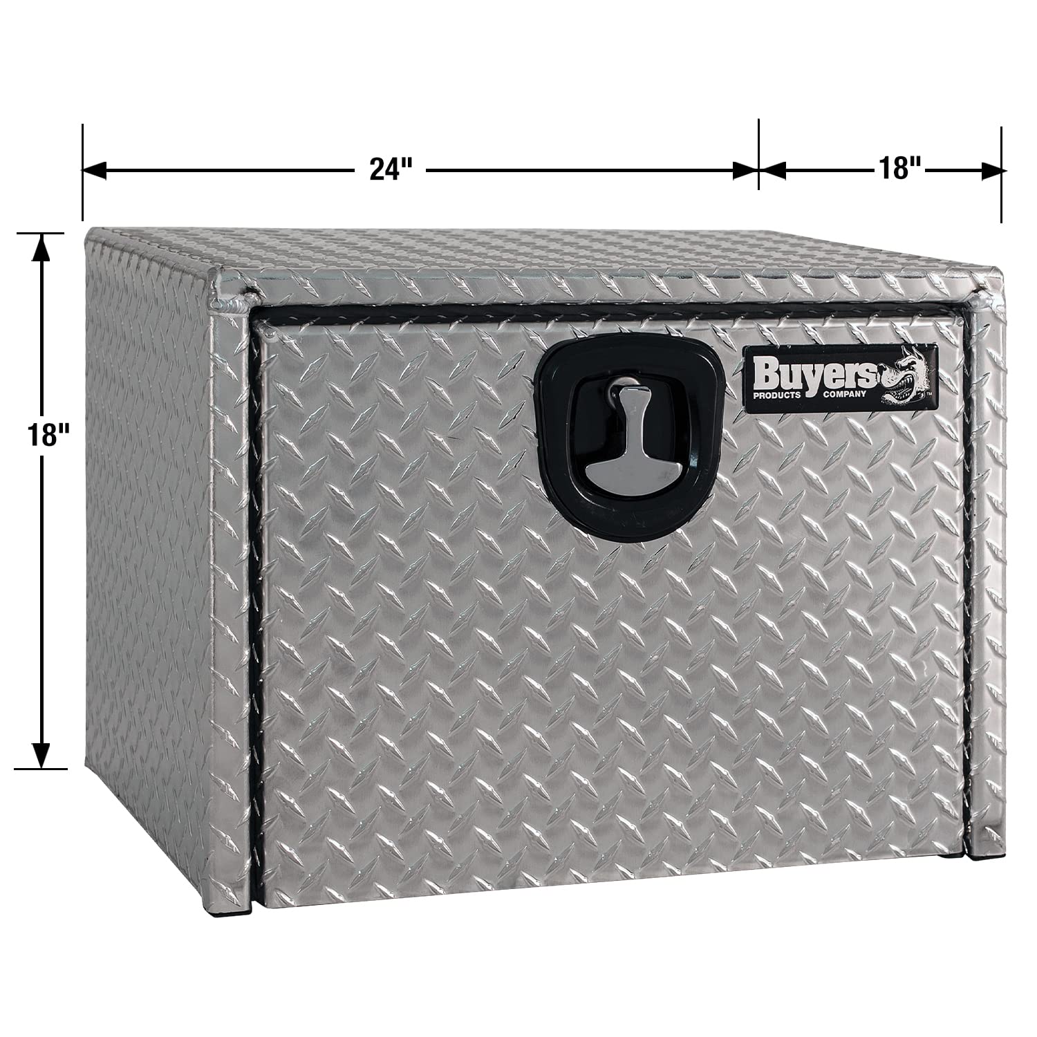 Diamond Tread Aluminum Underbody Truck Tool Box 18