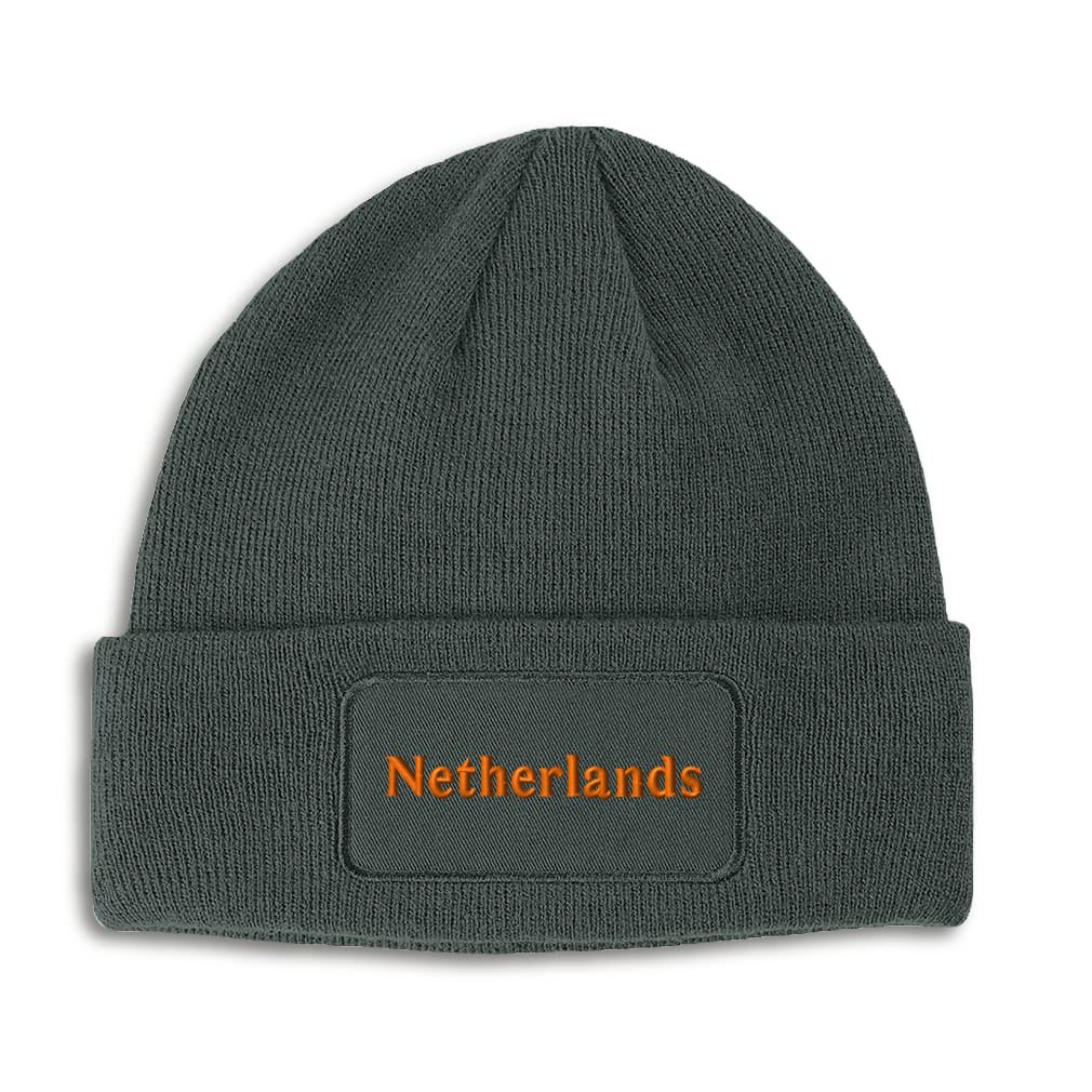 Warm Acrylic Skull Cap Beanie for Men & Women - Netherlands Love Winter Hat - Perfect for Cold Weather, Outdoor Activities & Casual Wear