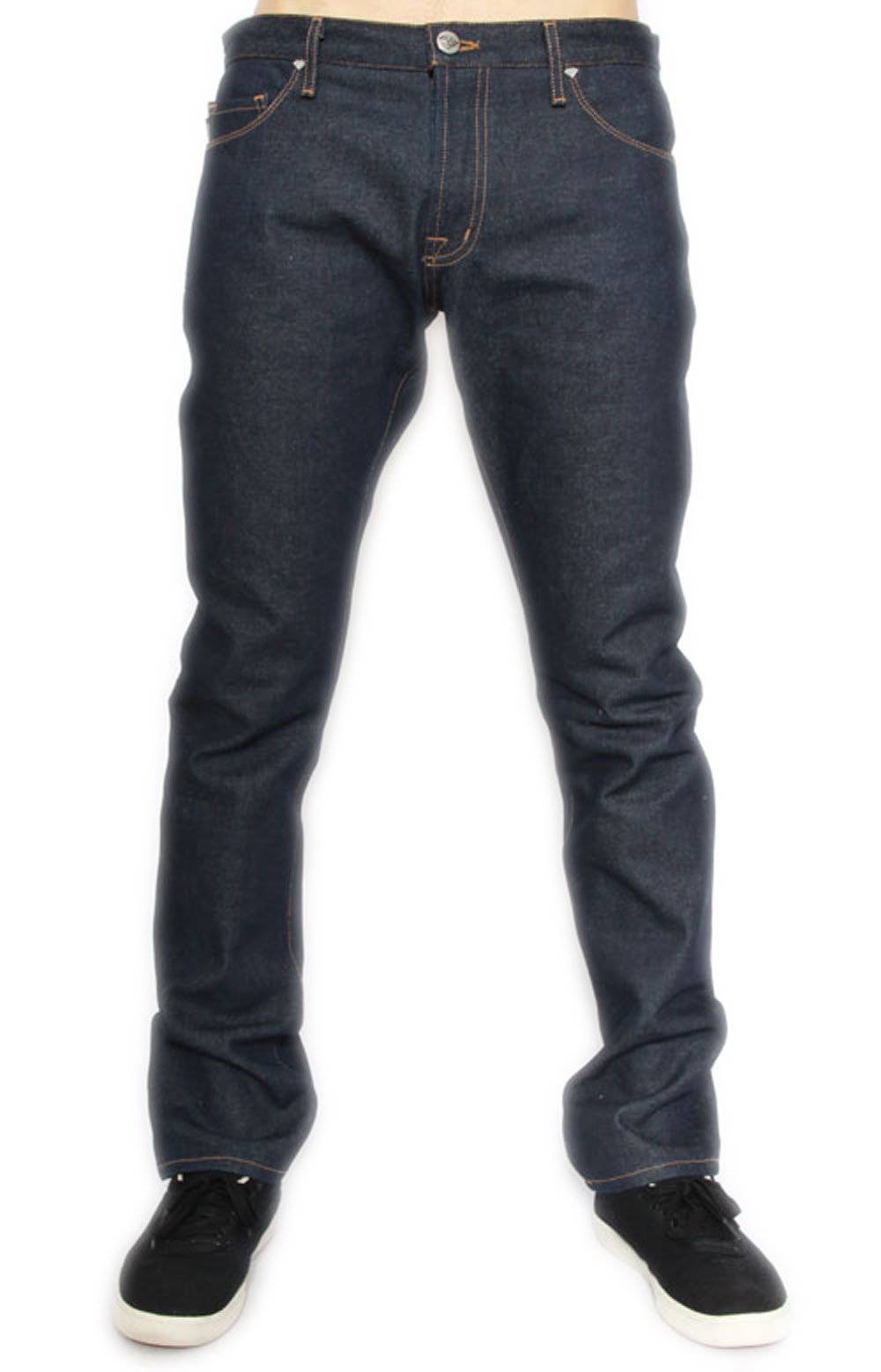 Premium Diamond Men's Brilliant Cut Raw Blue Denim Jeans (Size 28) - Perfect for Casual Wear, Night Out & Smart Office Attire