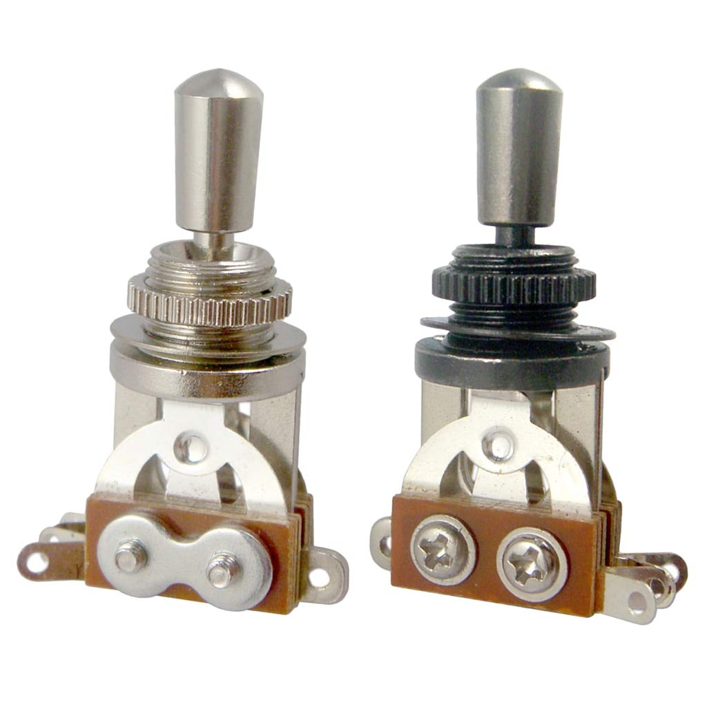 2-Pack Guitar 3-Way Toggle Switch Pickup Selector with Tip for LP Electric Guitar - Perfect for Les Paul Style Guitar Upgrades & Repairs