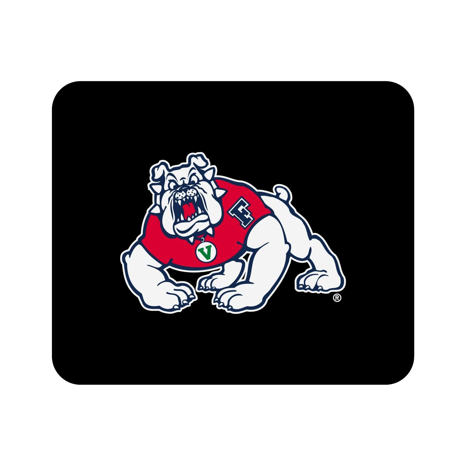 Fresno State University Mouse Pad - Non-Slip Fabric Gaming Mouse Mat with Classic Black Design for Office, Home & School Use