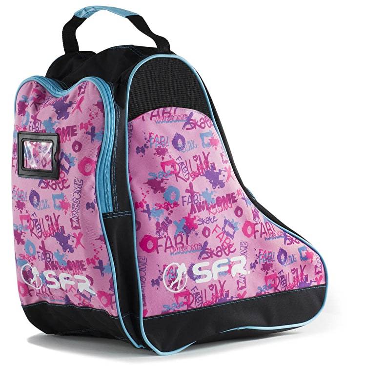 SFR Skate Bag Pink Graffiti - Durable Skateboard Backpack for Men & Women - Perfect for Skateboarding, School, Travel & Sports Gear Storage