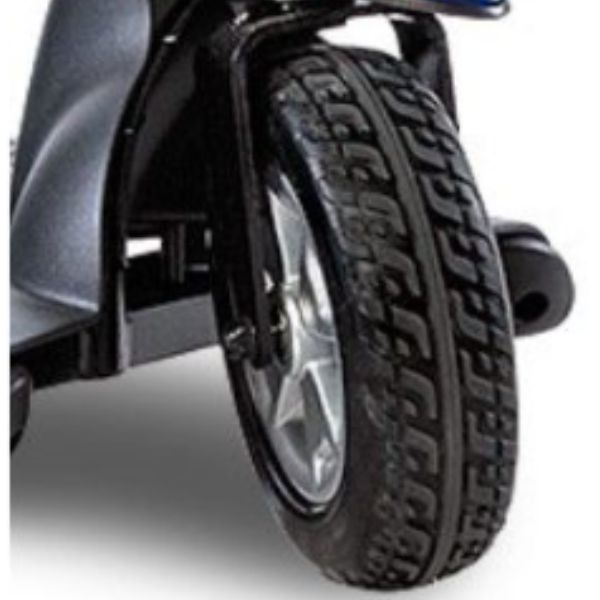 Pride Victory 9 (SC609) & Go Go Sport (S73 & S74) Front Wheel Assembly Replacement Parts - Compatible Mobility Scooter Accessories for Smooth Outdoor & Indoor Riding