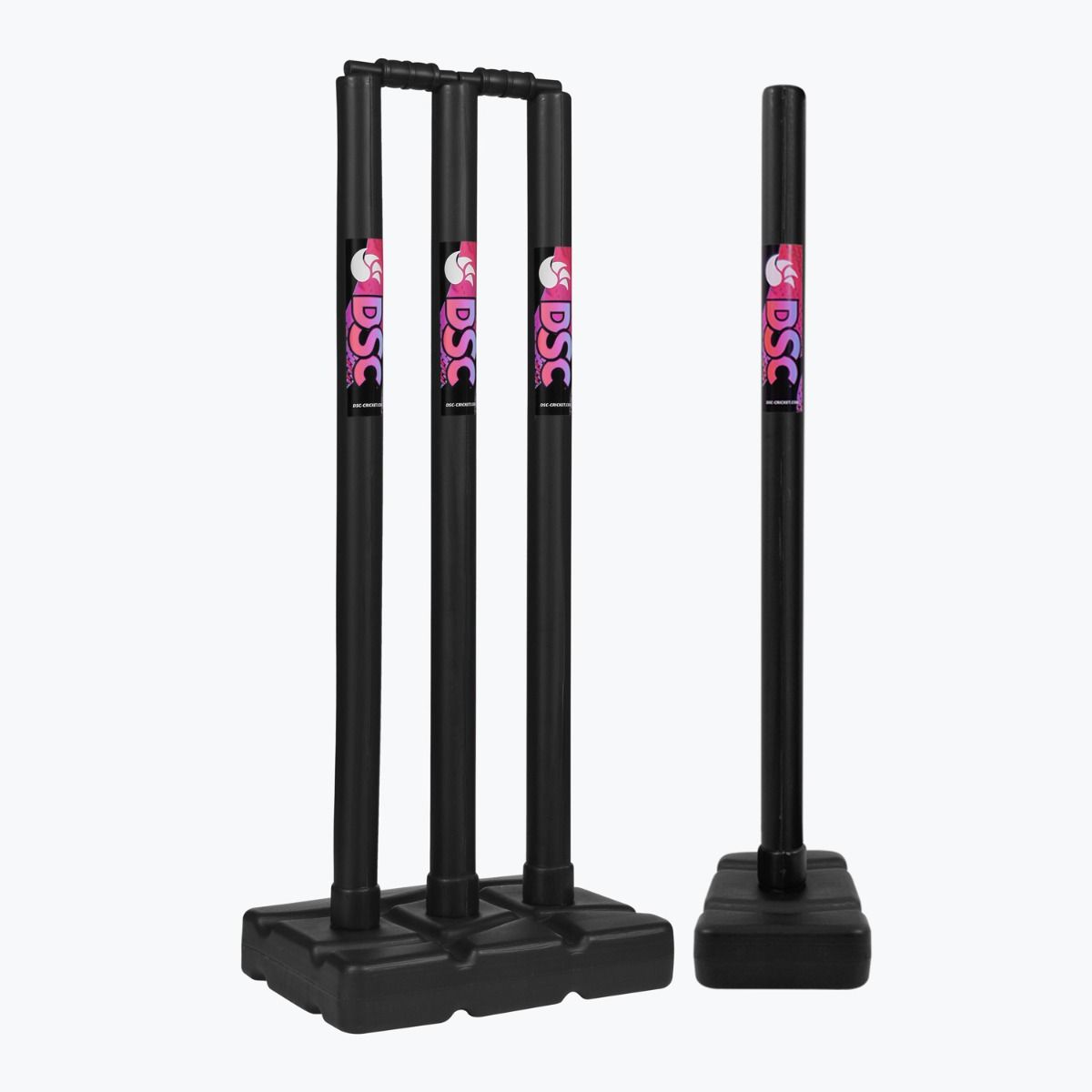 DSC Panther Cricket Plastic Set for Kids - Junior Cricket Bat, Ball & Stumps - Perfect for Backyard Cricket Practice & Outdoor Sports Fun