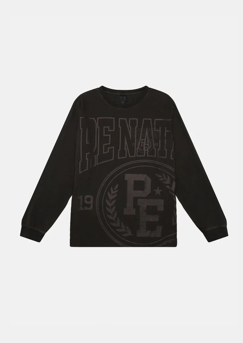 ACE HIGH Long Sleeve T-Shirt in Black | Premium Cotton Men's Casual Tee for Everyday Wear & Street Style