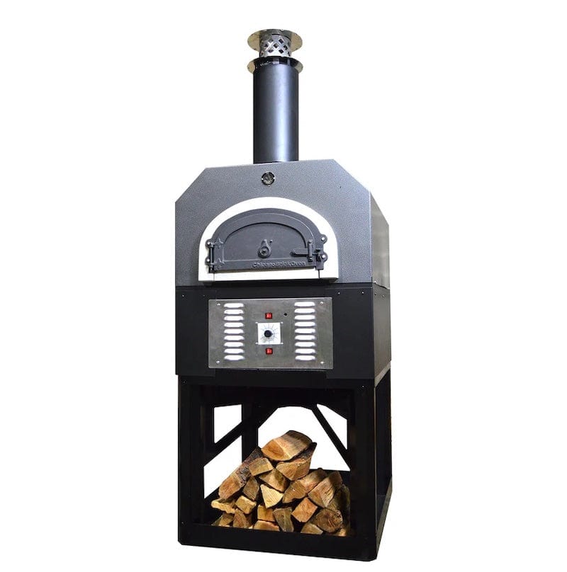 Chicago Brick Oven 750 - Premium Outdoor Gas & Wood Fired Pizza Oven with Stand - Perfect for Backyard Cooking, Patio Entertaining & Authentic Italian Pizza Making