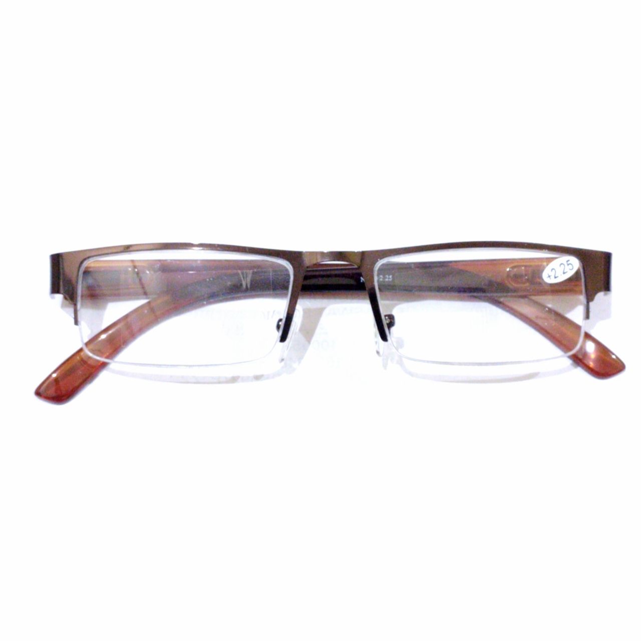 Supra Reading Glasses - Brown Rectangle Frame for Men & Women | Lightweight & Comfortable for Reading, Computer Work & Daily Use