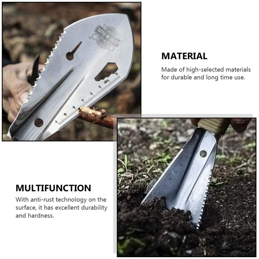 Best Portable Garden Shovel - Lightweight Folding Spade for Gardening, Camping & Emergency Survival Kit - Perfect for Outdoor Adventures, Digging & Planting