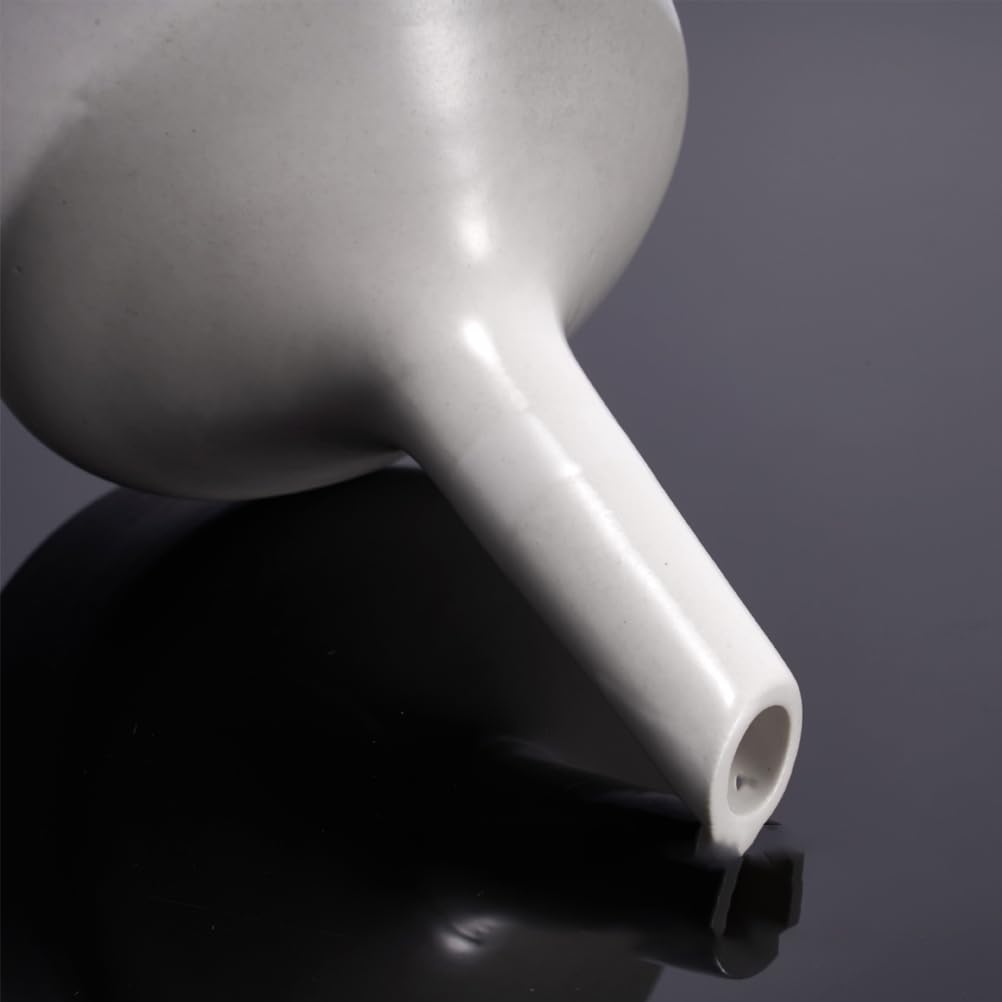Premium Porcelain Buchner Funnel - Laboratory Grade Filtration Funnel for Chemistry Experiments & School Science Labs | Ideal for Vacuum Filtration, Organic Chemistry, and Student Lab Equipment