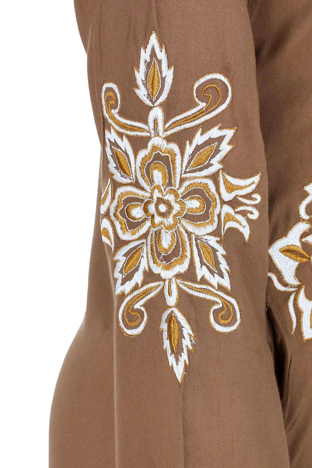 Elegant Floral Diamond Cut Abaya Dress for Women - Perfect for Festivals, Weddings & Special Occasions