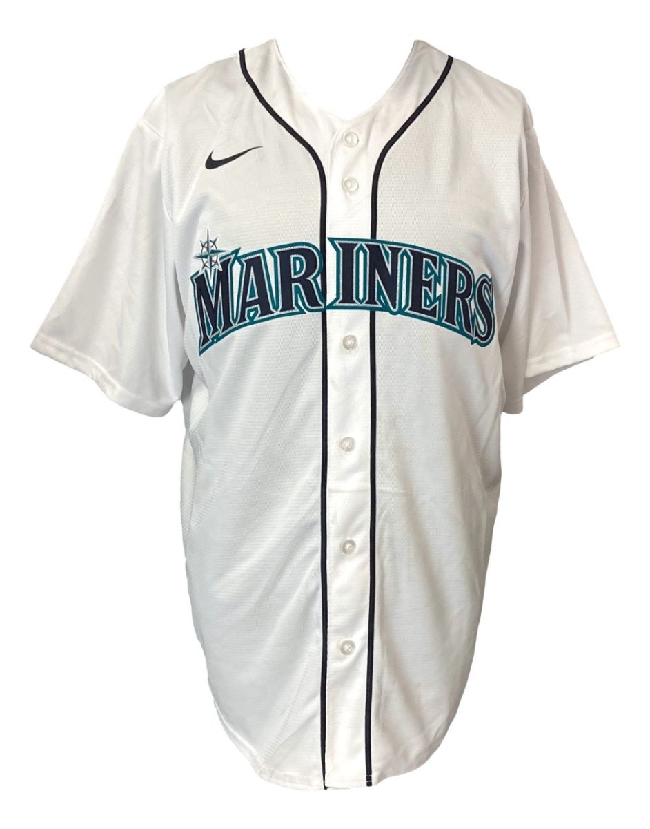 Edgar Martinez Autographed Seattle Mariners Nike Replica Baseball Jersey - Authentic MLB Memorabilia for Collectors & Fans - Perfect for Display, Gifts, and Sports Memorabilia Collections